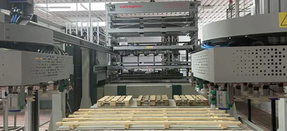 Taglio laser con carico e scarico automatico lamiere