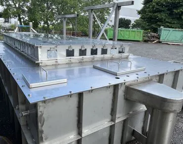 Vasca di contenimento  in acciaio Inox 