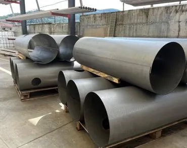 Realizzazione tubi calandrati per industria idroelettrica 