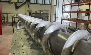 Costruzione coclea da 10 metri 