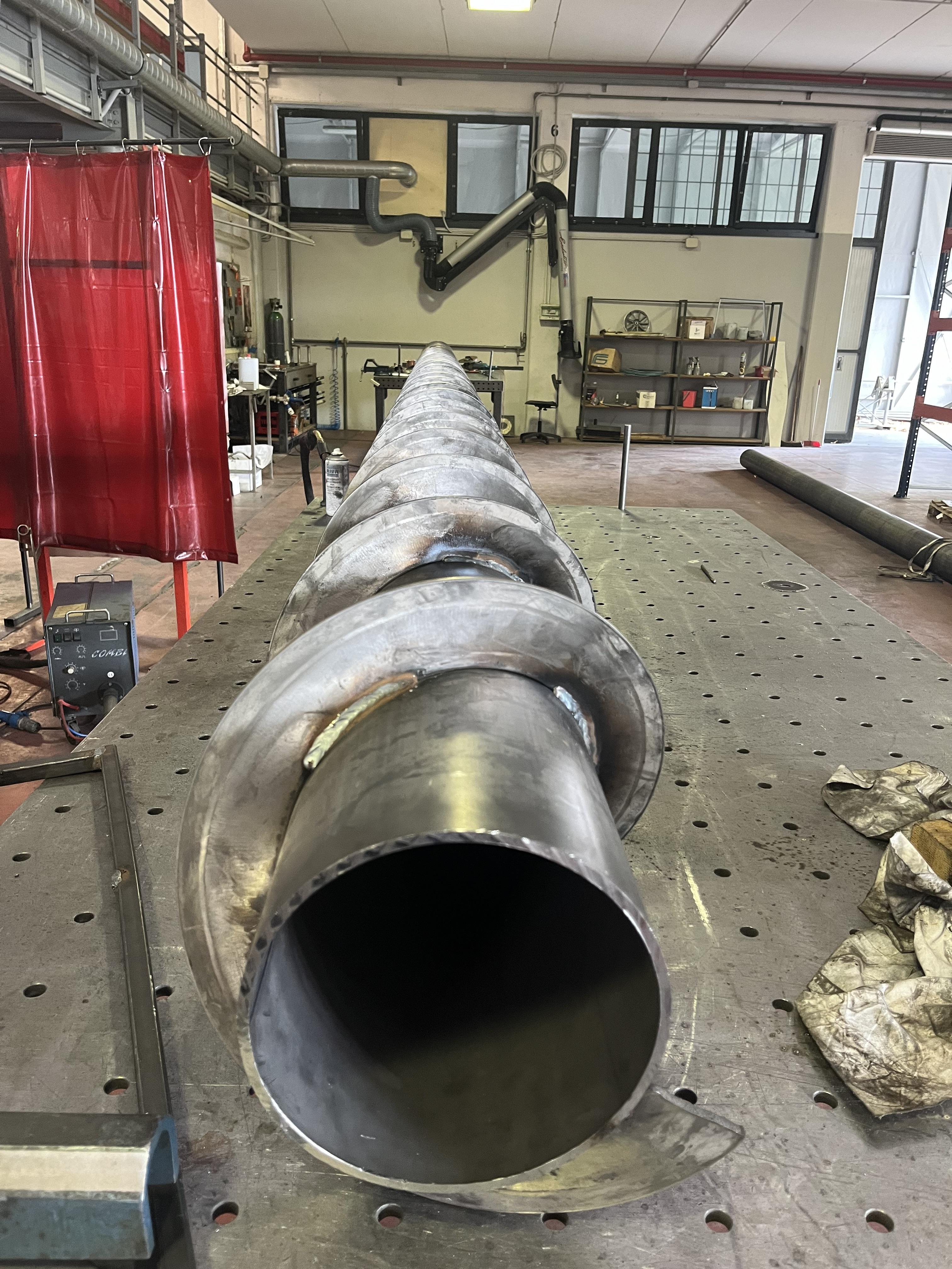 Costruzione coclea da 10 metri 
