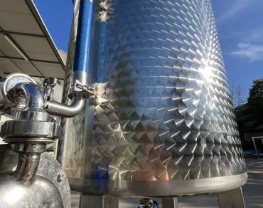 Cisterna in acciaio inox 316 per prodotti alimentari.