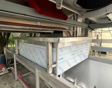Vasca in acciaio inox per azienda vitivinicola 