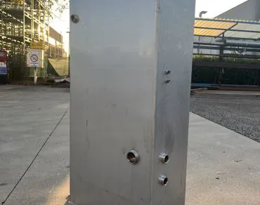 Realizzazione vasca distaccante in acciaio inox 