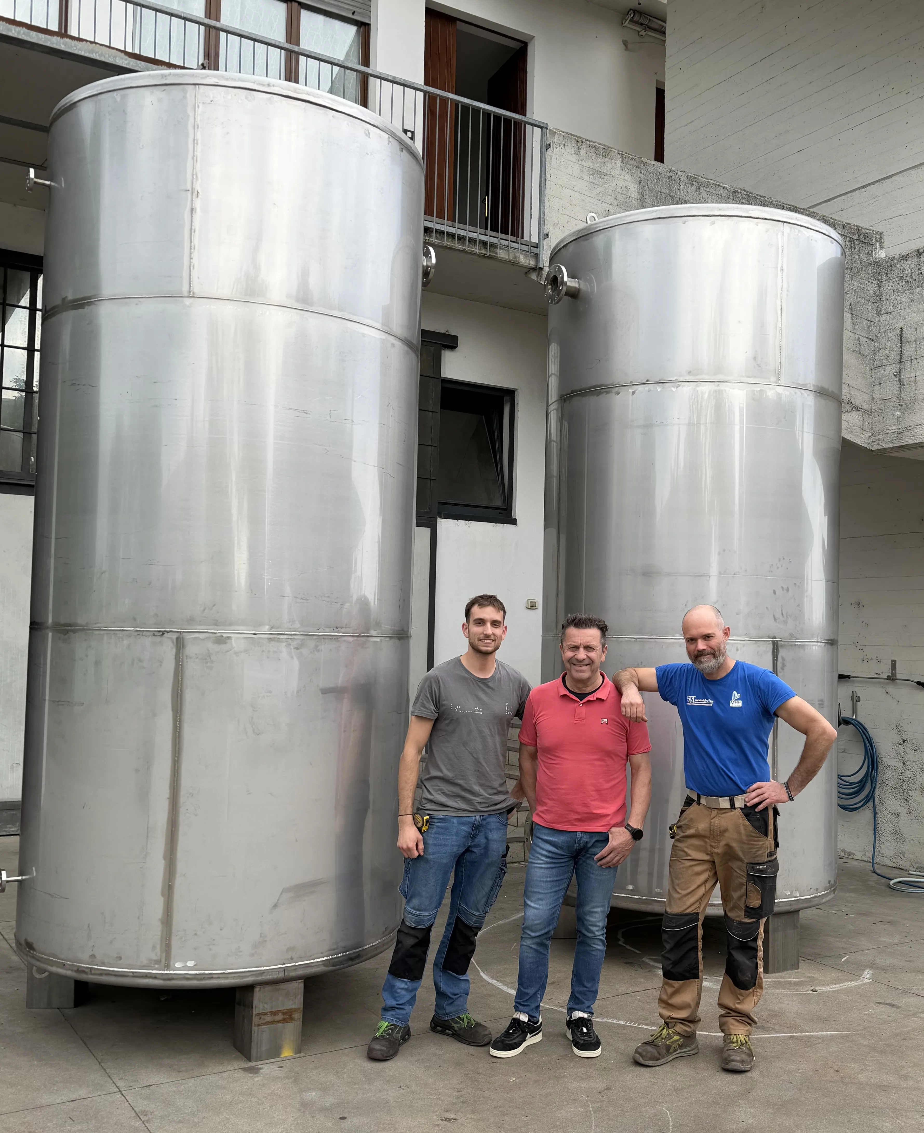 Serbatoi in acciaio inox 304 per stoccaggio acqua